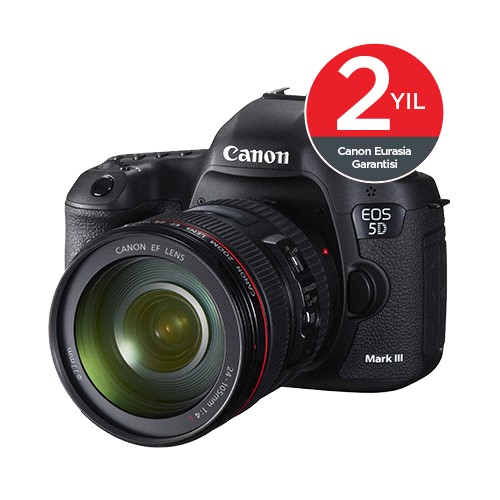 Canon Eos 5D Mark III 24-105mm L Lens SLR Dijital Fotoğraf Makinesi