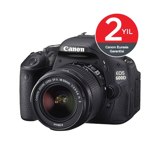 Canon Eos 600D 18-55mm IS II SLR Dijital Fotoğraf Makinesi