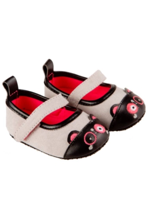 Tuc Tuc Bebek Babet Patik Black & White Gri