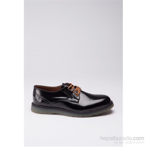 Versace 19.69 Erkek Klasik Ayakkabı Siyah Rugan