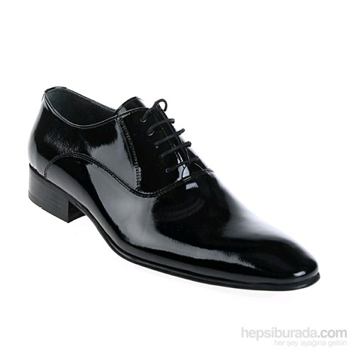 Derigo Erkek Klasik Ayakkabı Siyah Rugan