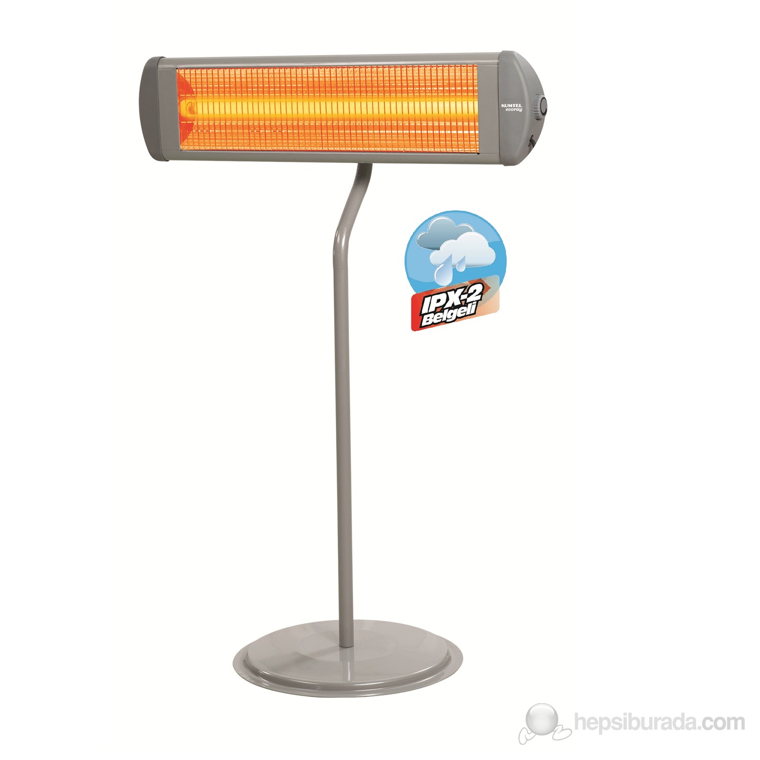 Kumtel EXP-18 Ecoray 1800 W Mobile Infrared Isıtıcı (Ayak Hediyeli)