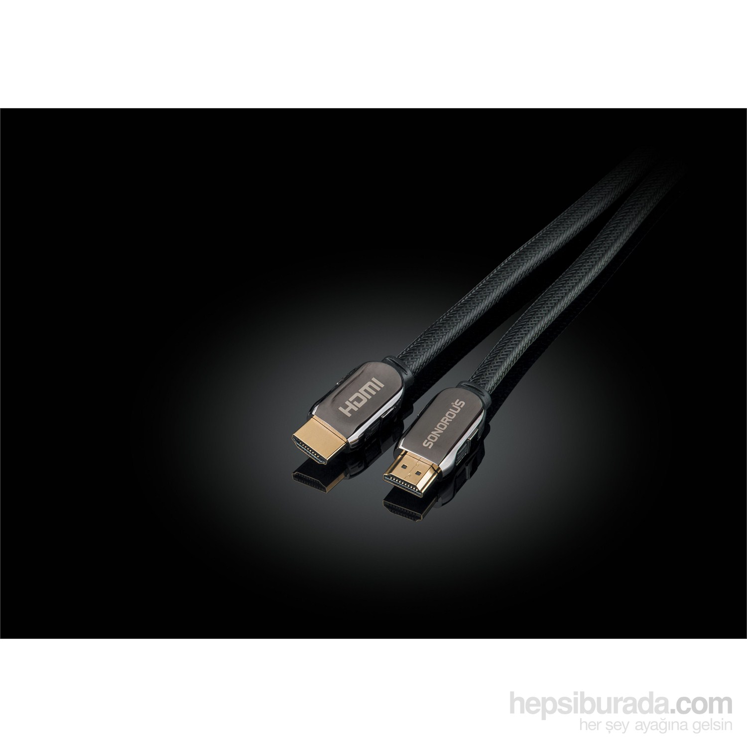 Sonorous Black 1130 1,4 3D Altın Uçlu Hdmi Kablo (3m)