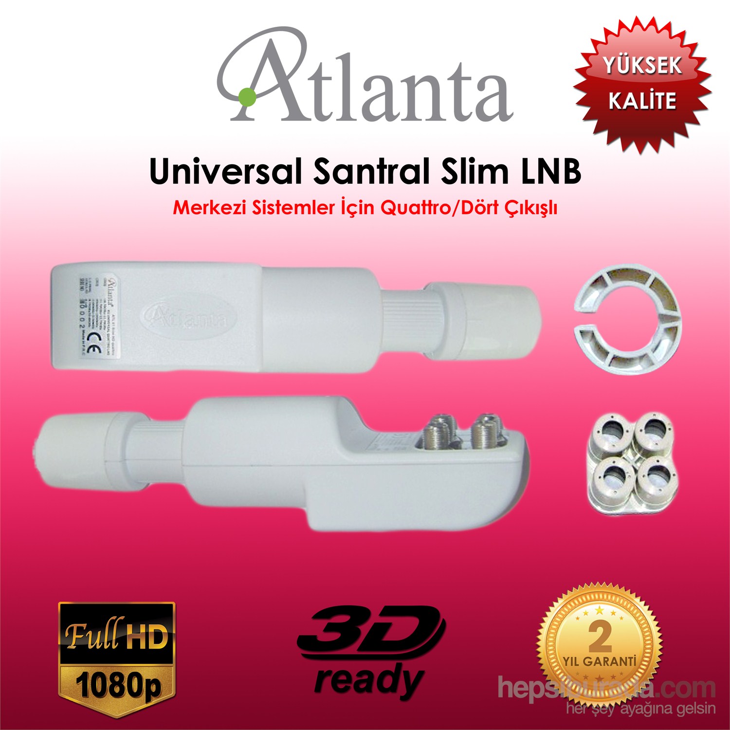 Atlanta Slim Hd Santral Lnb (Quattro -Dört Çıkışlı- Merkezi Sistem İçin)