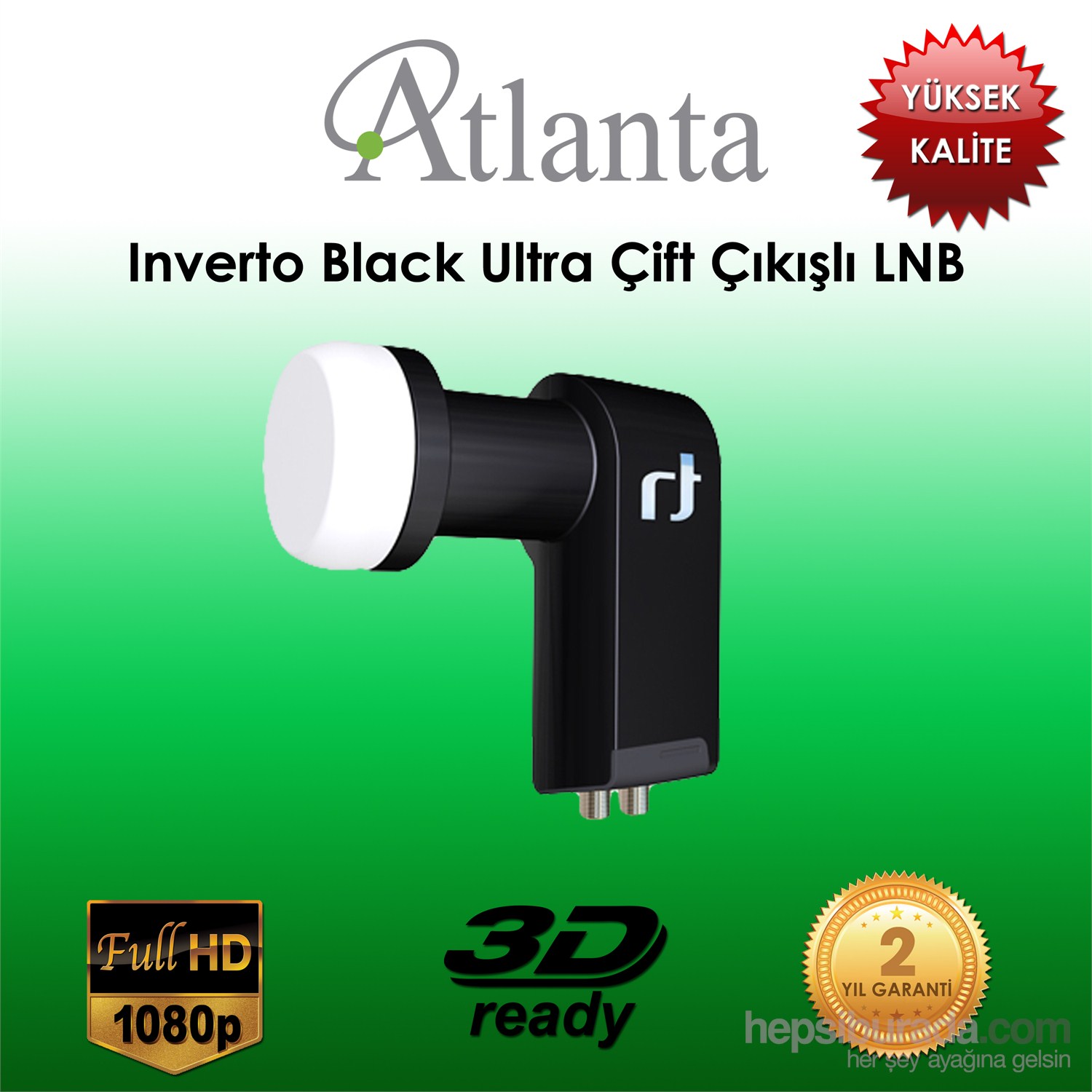 Atlanta Inverto Black Ultra Twin LNB (Çift Çıkışlı)