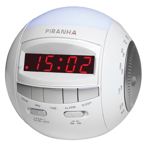 Piranha Timezone N Type Alarmlı Radyolu Dijital Saat