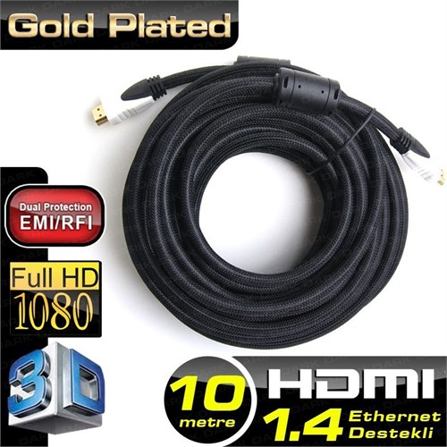 Dark DK-HD-CVL1000 3D Destekli HDMI 10 Metre V1.4 Kablo