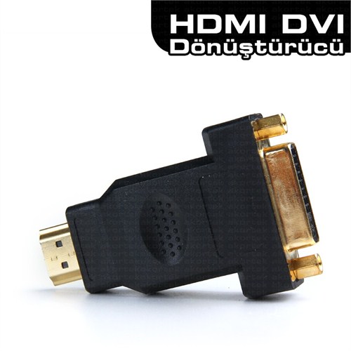 Dark DVI-D - HDMI Dönüştürücü (DVI-D dişi - HDMI erkek) (DK-HD-AMHDMIXFDVITV)