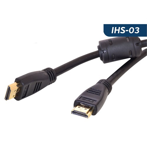INCA IHS-03E ALTIN UÇLU 4K ULTRA HD 3D HDMI SPEED CABLE. 3 METRE