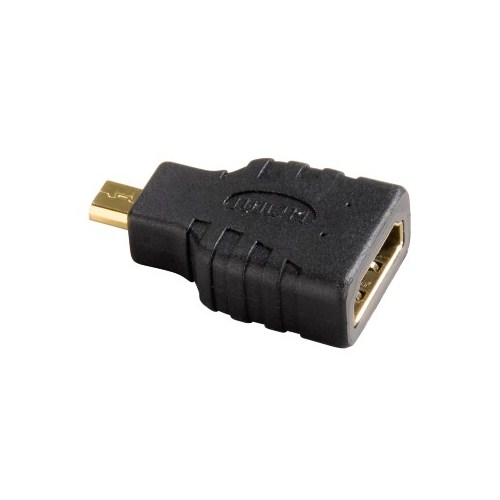 HAMA HDMI Soket - D  Altın Uçlu Siyah Adaptör