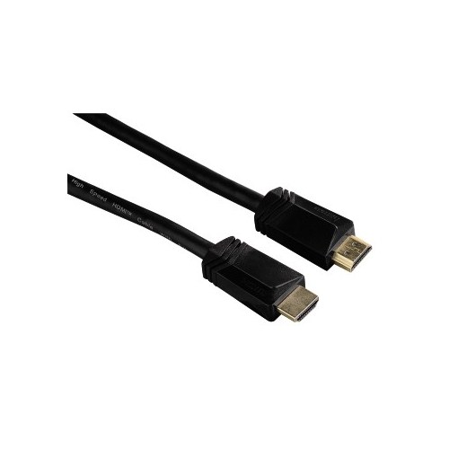 Hama HS Ethernet Altın Uçlu Siyah 3S 1.5m HDMI Kablo