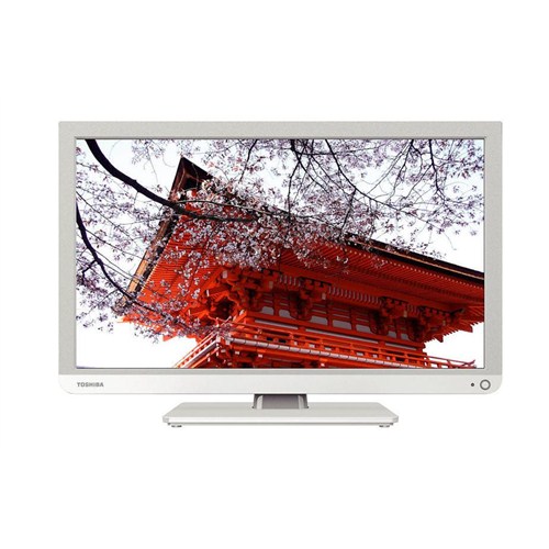 Toshiba 22D1334G 22" 55 Ekran 100 Hz Dahili Dvd Player Özellikli Beyaz LED TV