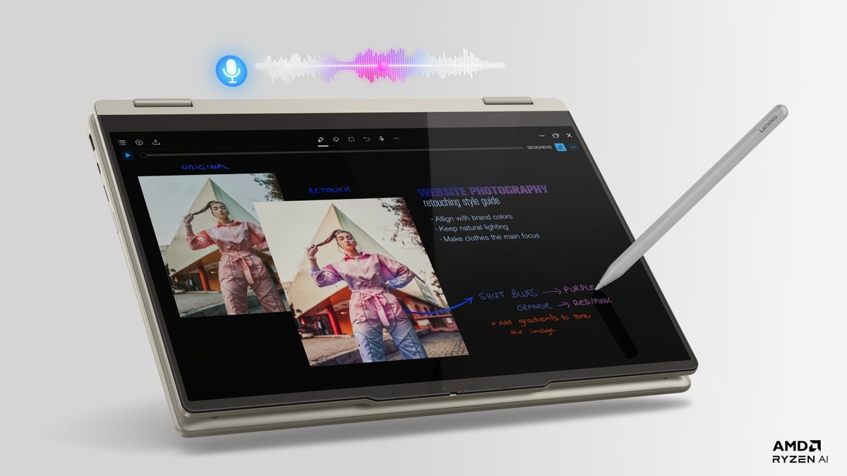 Lenovo Yoga 7 2-in-1 AMD Ryzen AI 7 350 32GB 1TB SSD Windows Fiyatı