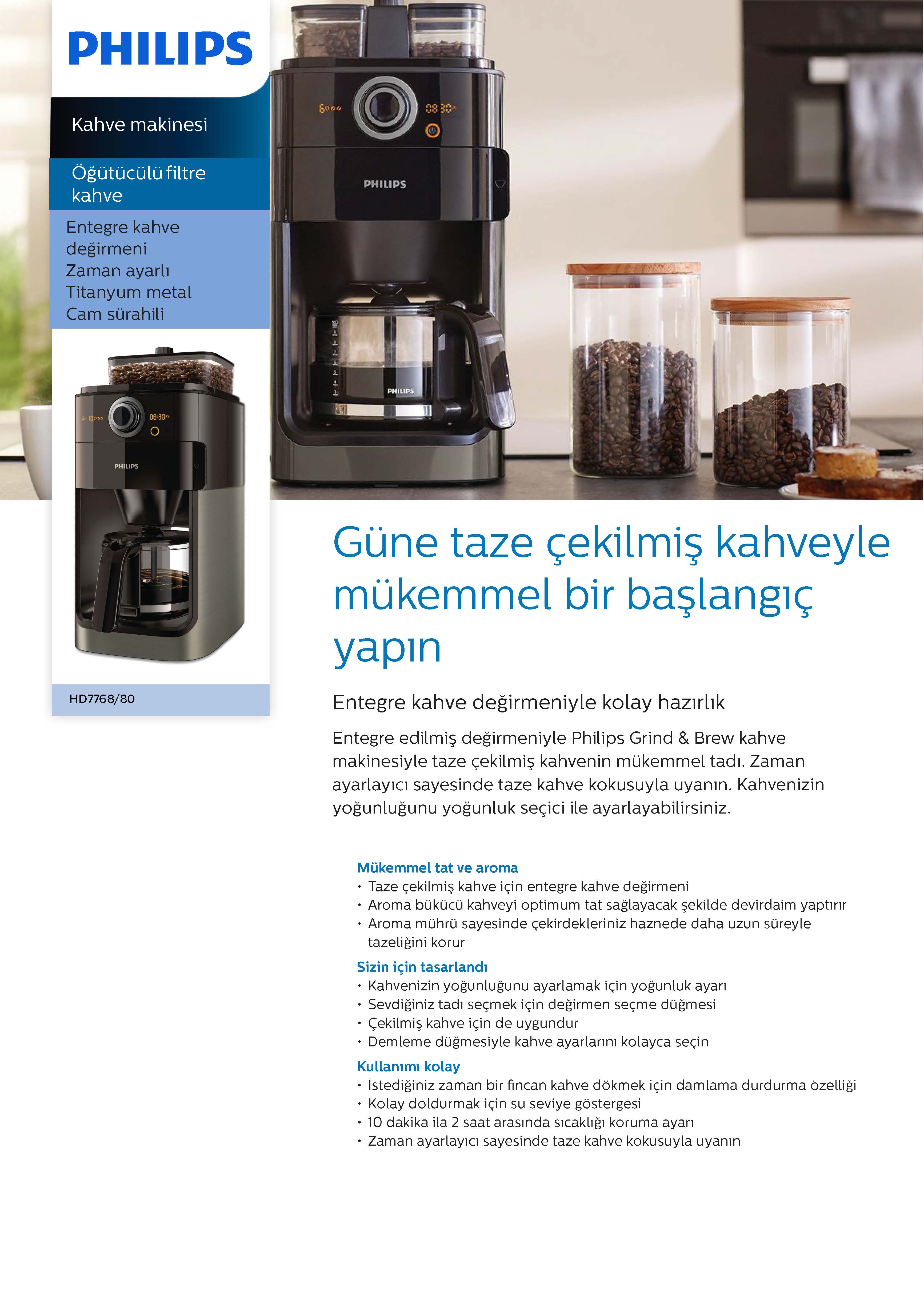Philips HD7768/80 Filtre Kahve Makinesi Fiyatı Taksit Seçenekleri