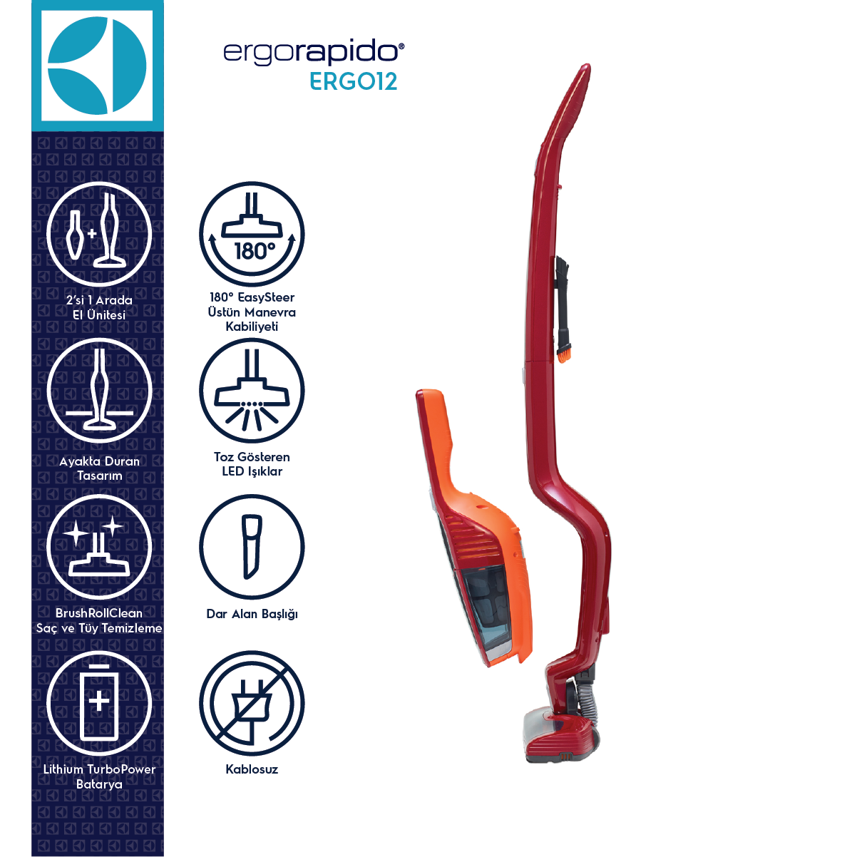 Electrolux Ergorapido Red 18V Cyclonic Teknolojili Lithium Fiyatı