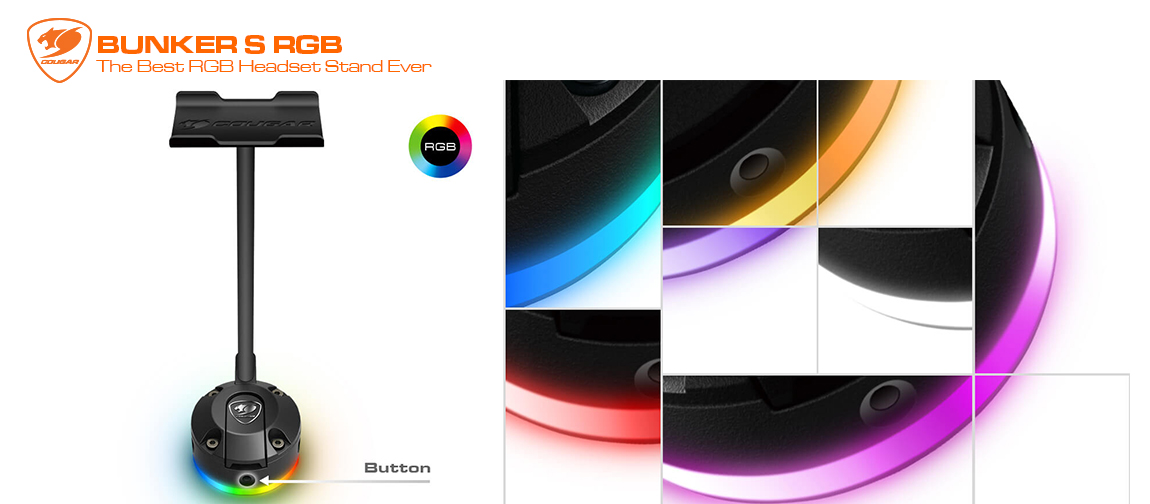 BUNKER S RGB En İyi RGB Kulaklık Standı BUNKER S RGB En İyi RGB Kulaklık Standı