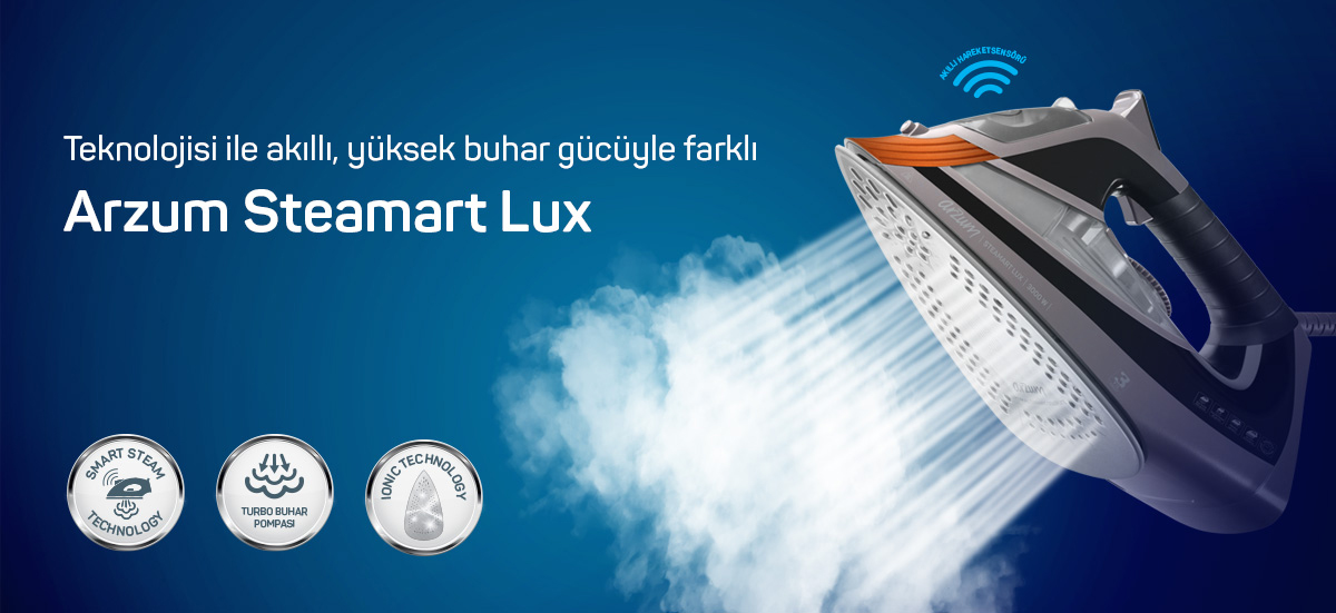 AR693 ARZUM STEAMART LUX SERAMİK TABANLI ÜTÜ