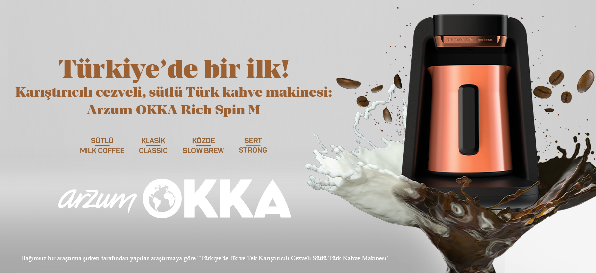 OK0012 Arzum OKKA Rich Spin M Türk Kahve Makinesi