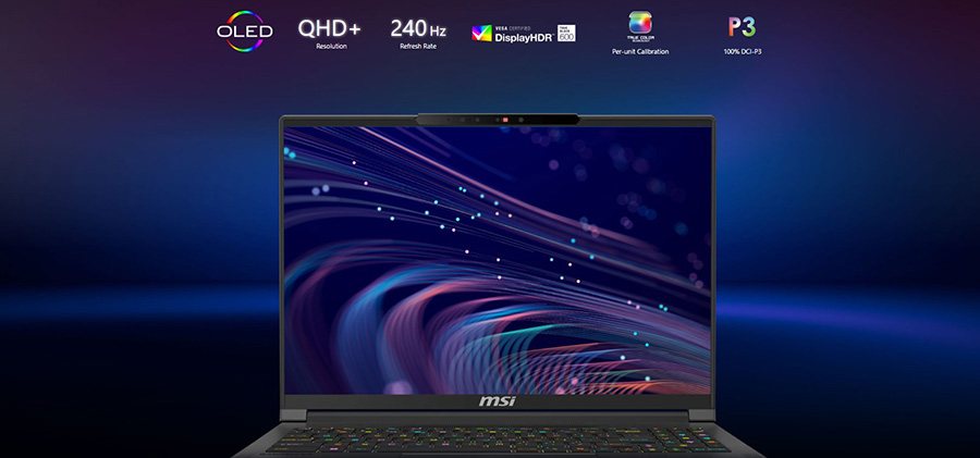MSI Stealth 16 AI A2HWGG-006FR - Intel Core Ultra 7, RTX 5070 8Go, 32Go RAM, 1To SSD, écran 16" OLED 240Hz