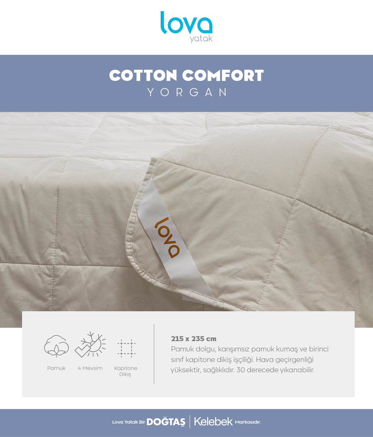 Lova Yatak Cotton Comfort Fiyatı Taksit Seçenekleri
