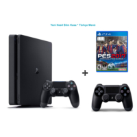 Sony Ps4 Slim 500 GB Cuh - 2016A Oyun Konsolu + Pes 2017 (Türkçe) + 2. Kol