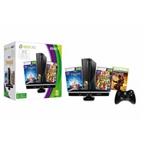 Microsoft 4gb Kinect Konsol + Kinect Adventures + Kinect Disneyland + Gears Of War 2 + 1 Ay Live Gold Paket