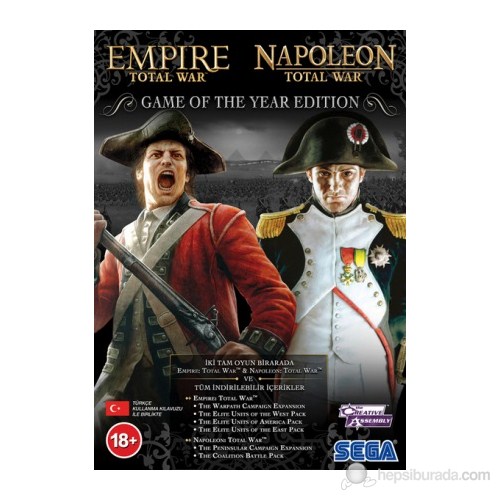 Empire & Napoleon Total War Goty Pc