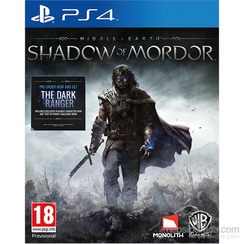 Middle Earth Shadow Of Mordor  PS4