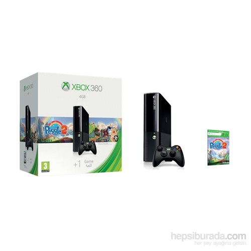 Microsoft Xbox 360 4 Gb + Peggle 2