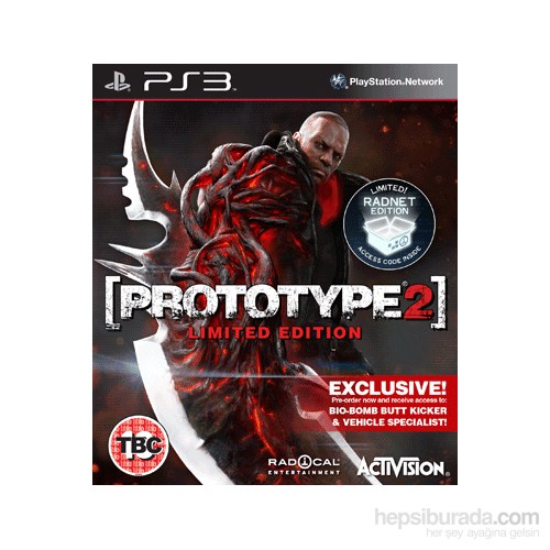 Prototype 2 Limited Edition Ps3 Oyunu