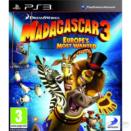 Madagascar 3 Europe's Most Wanted Ps3 Oyunu