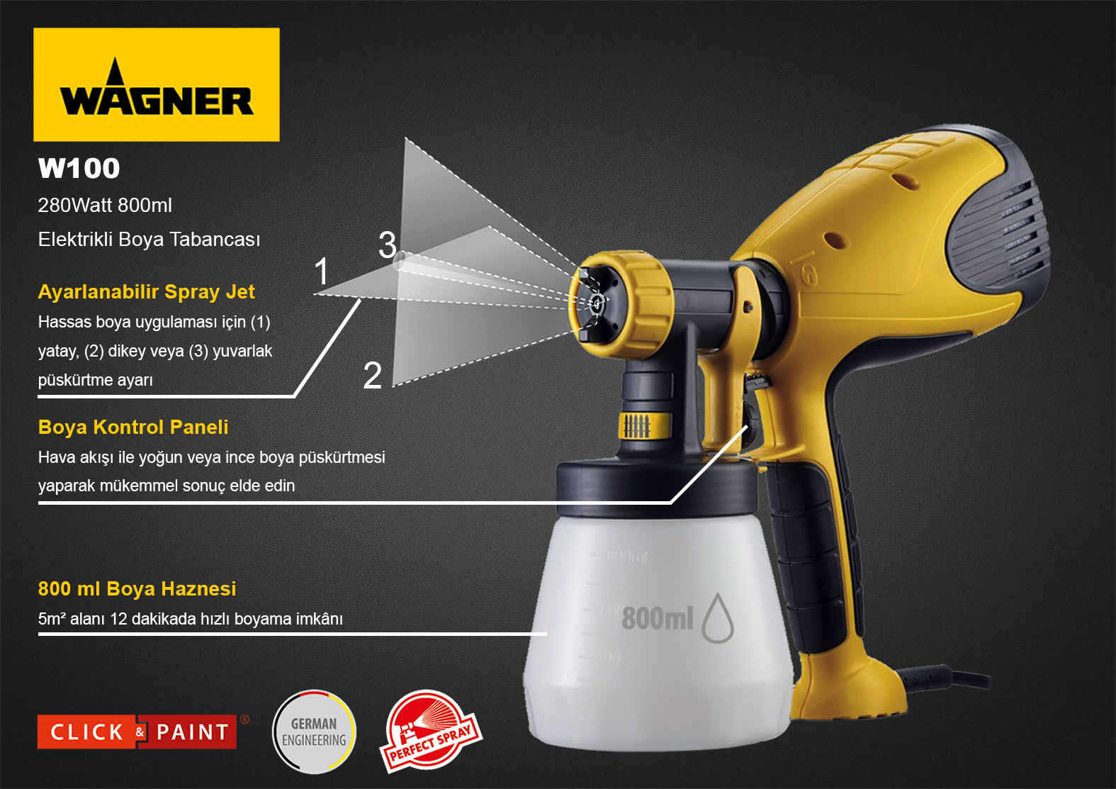 Wagner W14 2000Watt Buharlı Duvar Kâğıdı Sökme Makinası Fiyatı