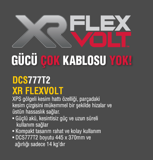 XR Flex Volt - Gücü çok kablosu yok