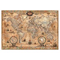 Educa 1000 Parça Antique World Map