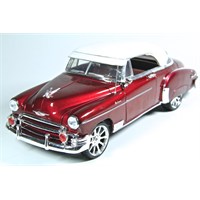 Motormax 1:18 1950 Chevy Bel Air Kırmızı Diecast Model Araba