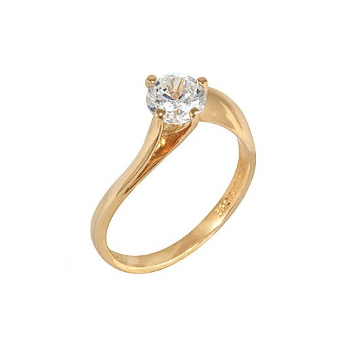 Goldstore 14 Ayar Altın Tek Taş Yüzük GRS19961