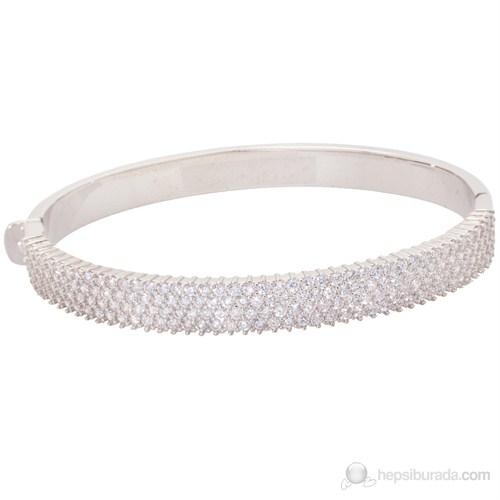 Chavin Suyolu Kelepçe Kadın Gümüş Bileklik bk89by