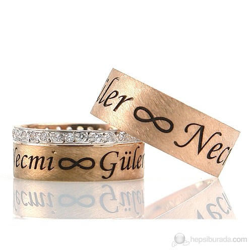 Berk Kuyumculuk Gümüş Alyans 5558 (Çift Fiyatı)