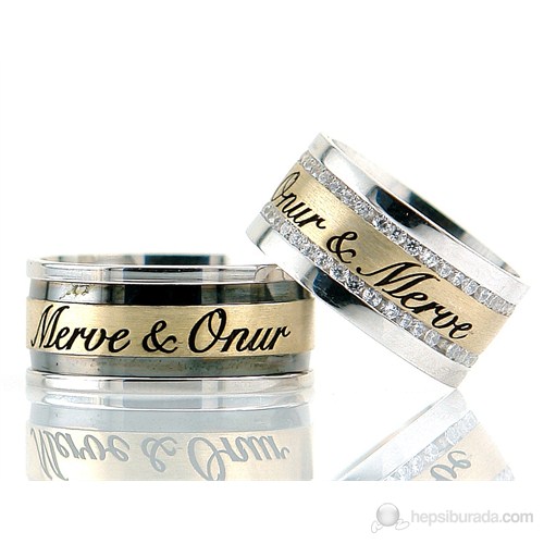 Berk Kuyumculuk Gümüş Alyans 5559 (Çift Fiyatı)