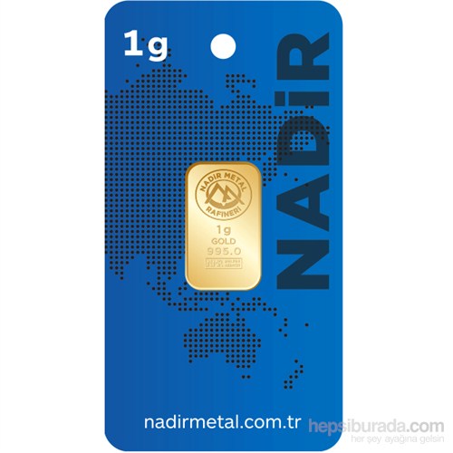 Nadir Metal 24 Ayar Külçe Altın 1 Gr.
