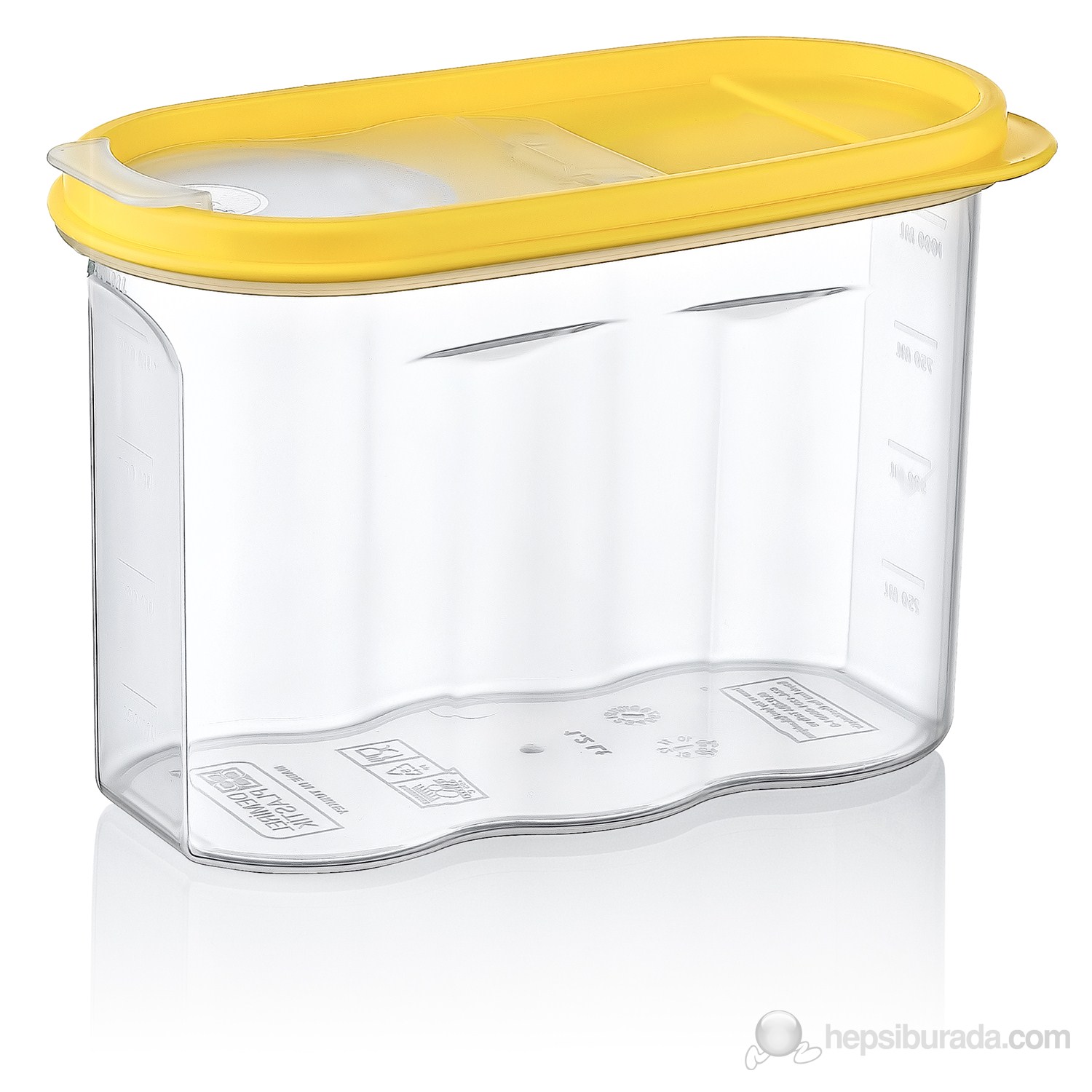 Hobby Life Plastik 2 No Erzak Kabı(1,2Lt)6 Lı