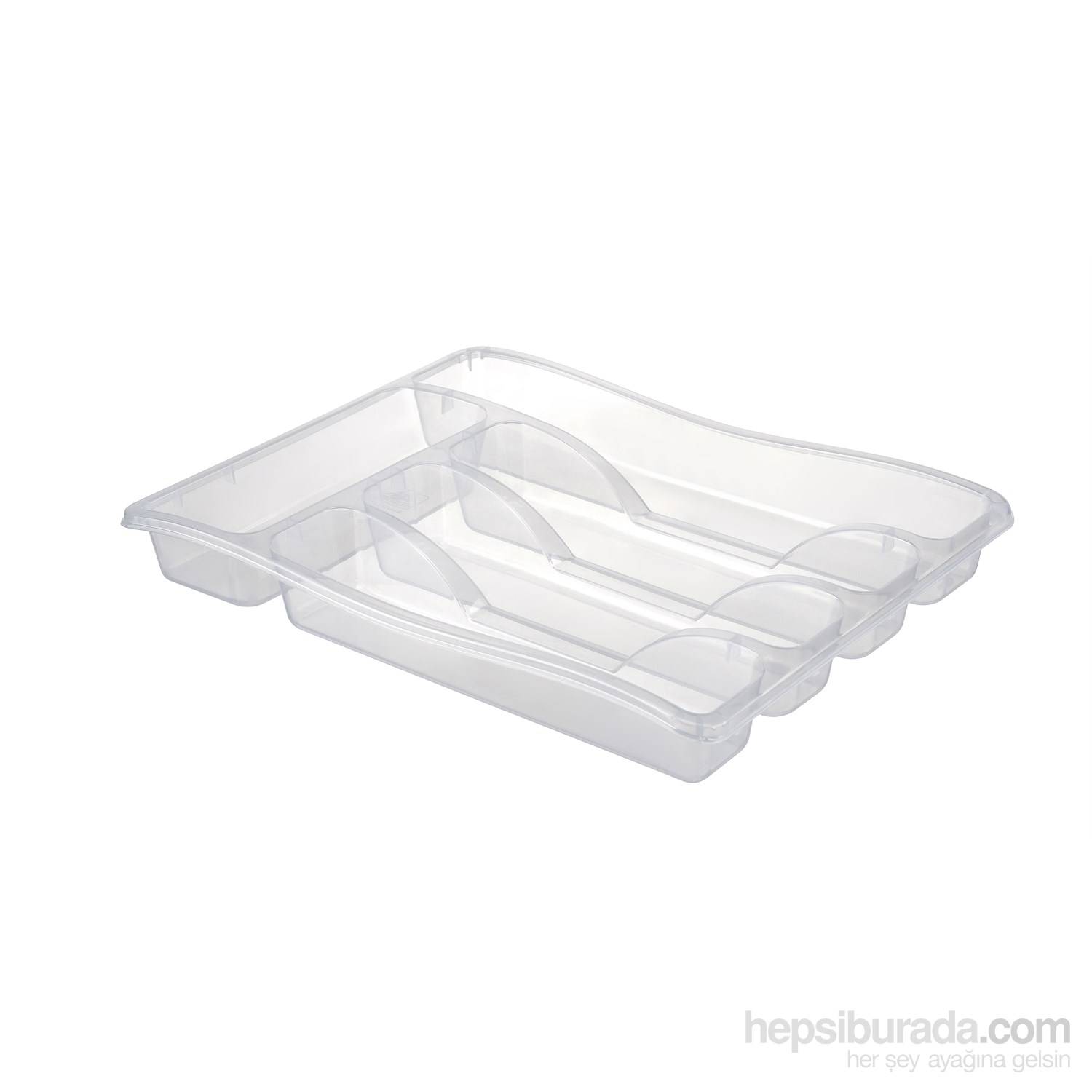 Modelüks Küçük Boy Çekmece Kaşıklık - Şeffaf