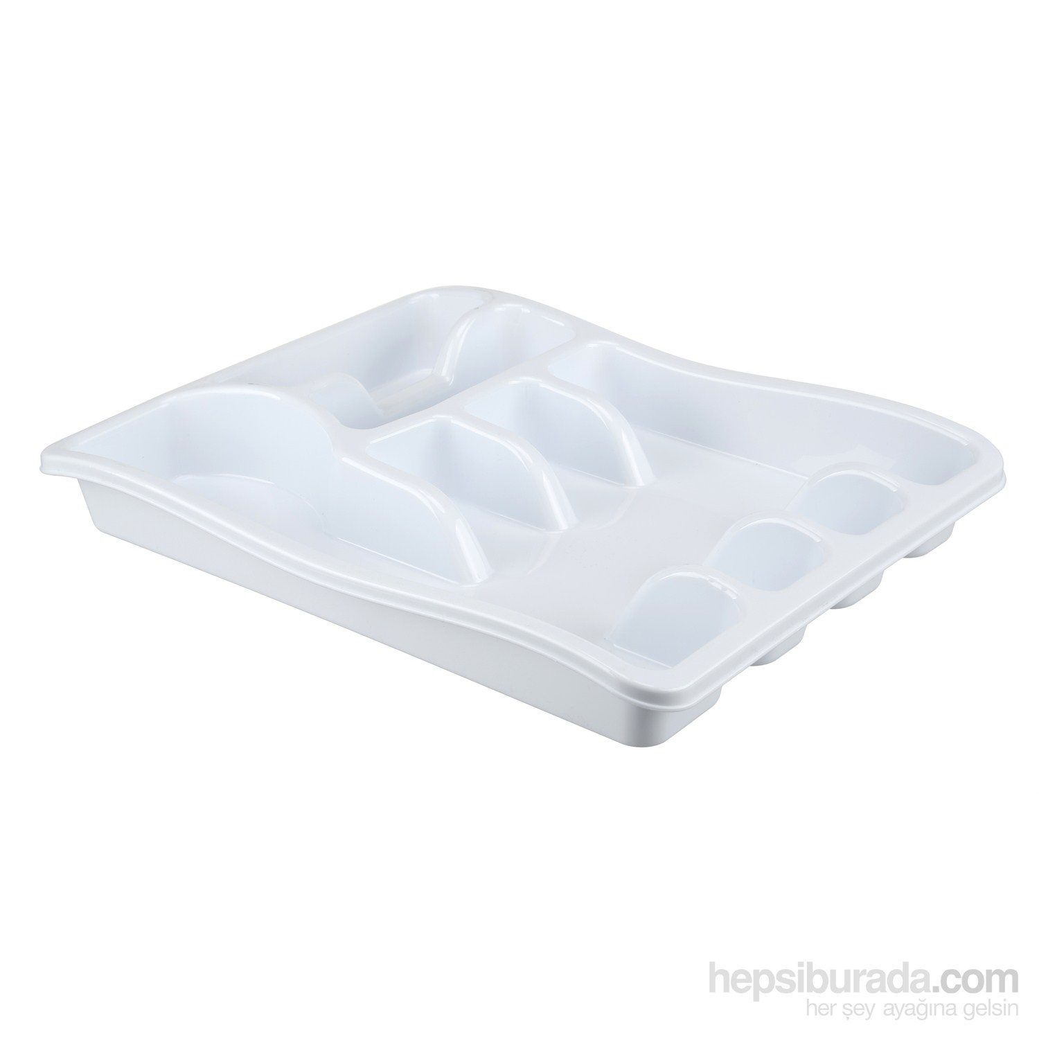 Modelüks Büyük Boy Çekmece Kaşıklık - Beyaz