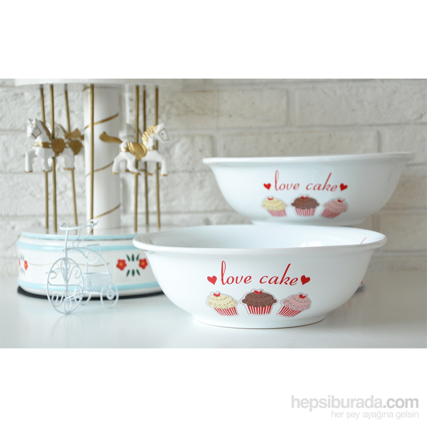 Keramika Kase Dıyar 25 Cm Beyaz 004 Fruıt Cake 25 Cm Dıyar Kase A