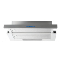 Skytech ST700 Inox Çift Filtre ve Çift Motorlu Aspiratör