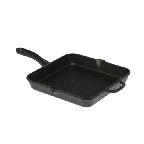 Hecha Döküm Kare Izgara Tava 28 cm Mat Siyah 159,90 TL