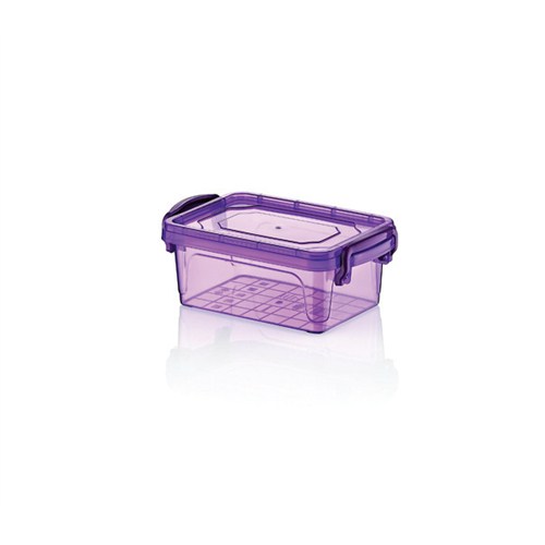 Hobby Life Plastik 300 Ml Diktörtgen Bonbon 6 Lı Saklama Kabı