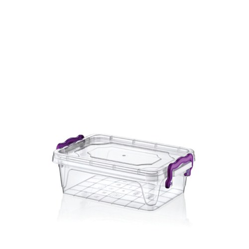 Hobby Life Plastik 0,6 Lt Diktörtgen  Multi Box Saklama Kabı 6 Lı