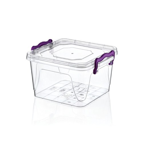 Hobby Life Plastik 2,4Lt Kare Multi Box 6 Lı Saklama Kabı