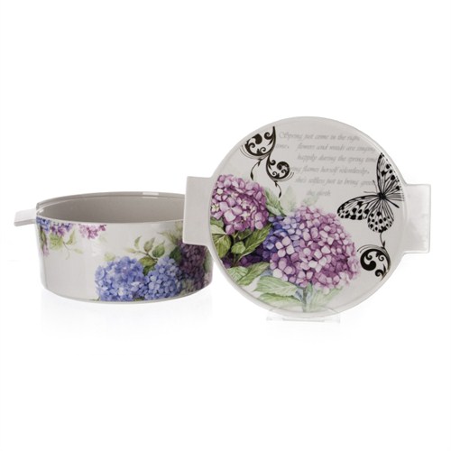 Songfa Vanguardıa Yuvarlak Fırın Tencere JardınLılas 27*23*10 Cm